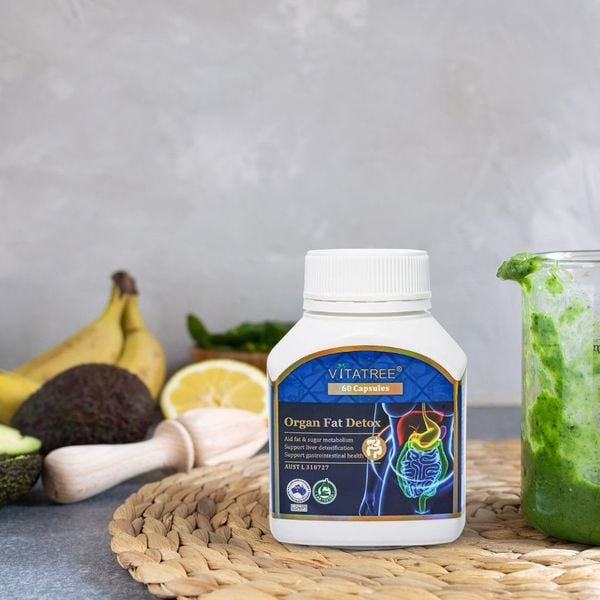 [Nhập Khẩu Tem Phụ] Viên uống Vitatree Organ Fat Detox Úc, 60 viên