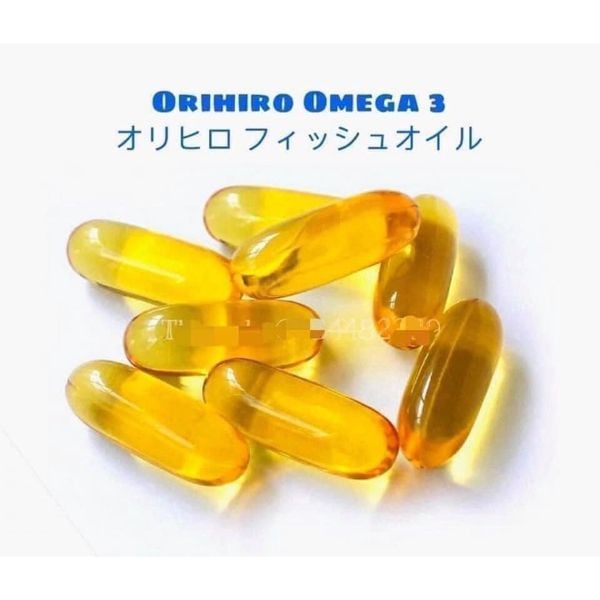 Viên uống dầu cá Omega 3 bổ mắt bổ não Orihiro Nhật Bản 180 viên
