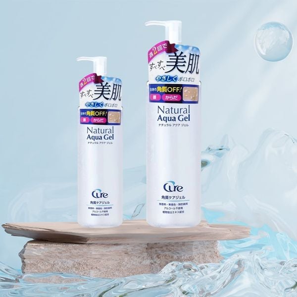 Gel tẩy tế bào chết Cure Natural Aqua Gel làm sạch da 100g