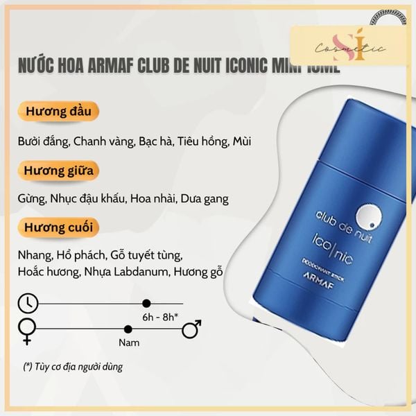 Lăn Khử Mùi ARMAF Club De Nuit