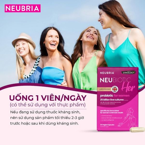 Men Vi Sinh Neubiotic Her (Hộp 30 viên)