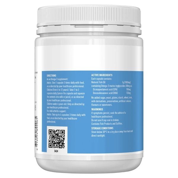 Viên uống dầu cá Omega-3 Healthy Care 400 Viên