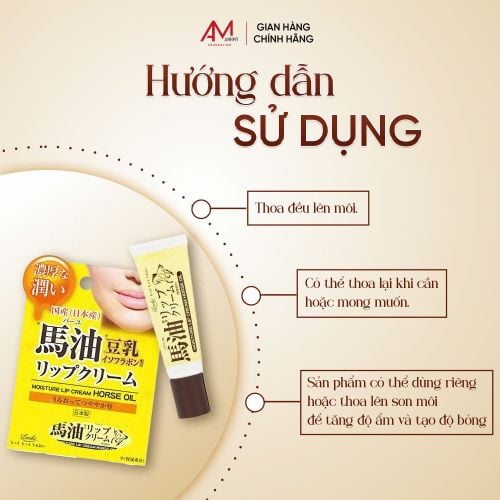Son Dưỡng Môi Dầu Ngựa Loshi 10g – Dưỡng Ẩm, Làm Mềm Môi (Roland)