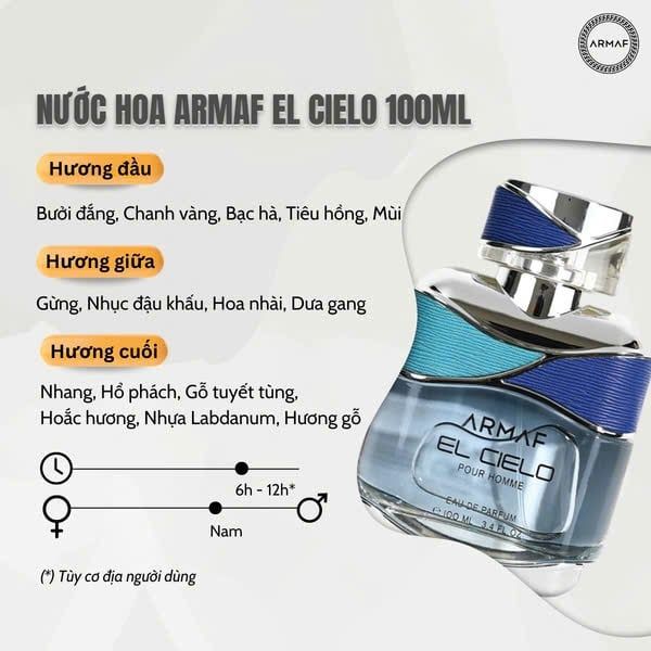 Nước hoa ARMAF EL CIELO 100ml