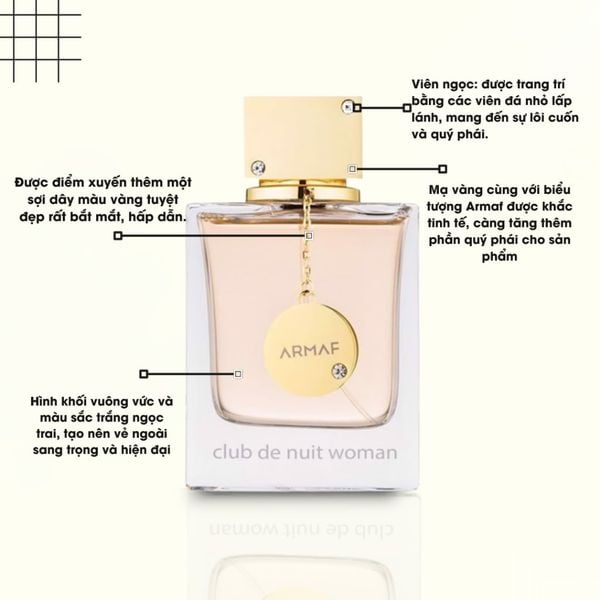 Nước Hoa Nữ ARMAF Club de Nuit Woman EDP 10ml - 105ml