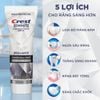 Kem đánh răng Crest 3D White Brilliance Vibrant Peppermint/Blast/Charcoal Trắng Răng Bảo Vệ Men Răng 130g