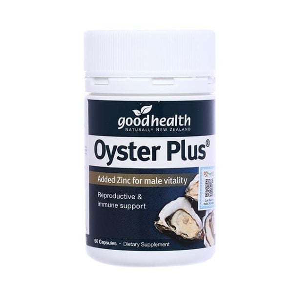 Viên Uống Hàu Biển Goodhealth Oyster Plus (60 viên) Bổ Sung Kẽm, Tăng Đề Kháng và Sinh Lực Phái Nam