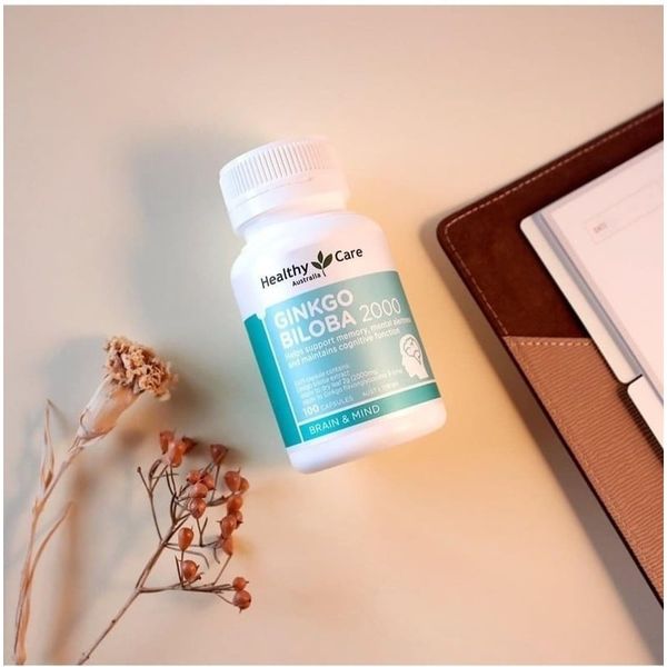 Thực Phẩm Bảo Vệ Sức Khỏe Healthy Care Ginkgo Biloba 2000 Hộp 100 Viên