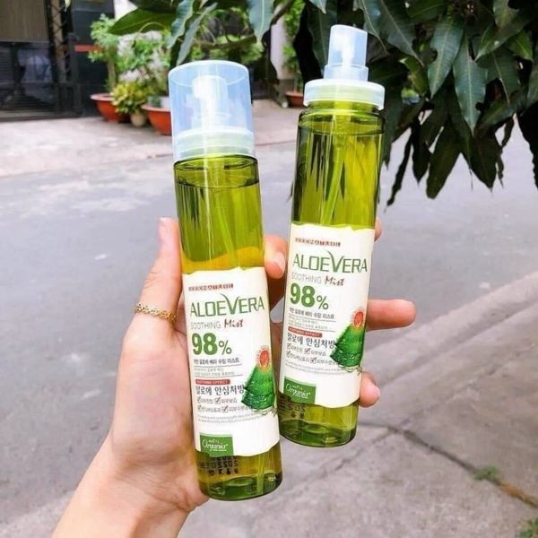 [TEM PHỤ] Xịt Khoáng Lô Hội Aloe Vera Soothing Mist 118ml - Cấp ẩm,dịu da, nuôi dưỡng làn da khô sần
