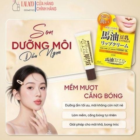 Son Dưỡng Môi Dầu Ngựa Loshi 10g – Dưỡng Ẩm, Làm Mềm Môi (Roland)