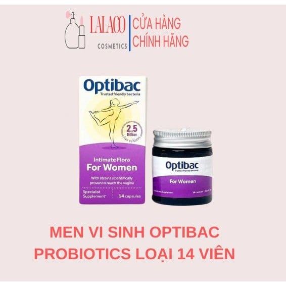 Men Vi Sinh Optibac Probiotics loại 30 -90 viên hỗ trợ sức khoẻ phụ nữ