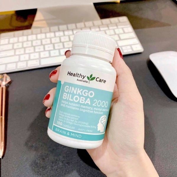 Thực Phẩm Bảo Vệ Sức Khỏe Healthy Care Ginkgo Biloba 2000 Hộp 100 Viên