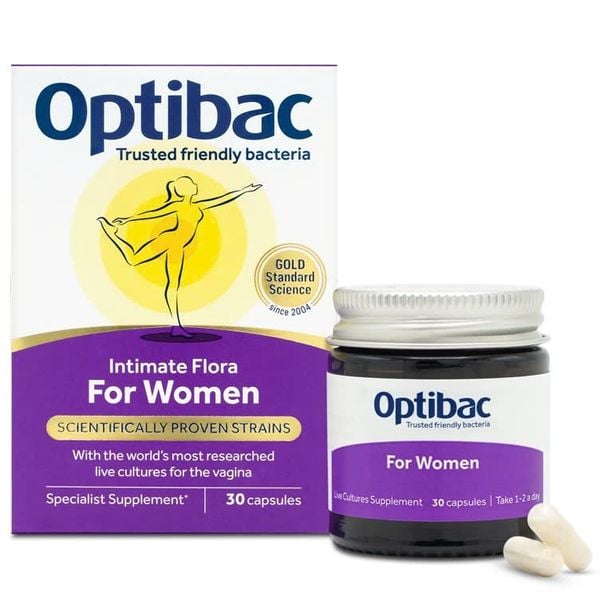 [CHÍNH HÃNG] Men vi sinh phụ khoa Optibac For Women (Hộp 30 viên)