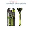 Dao Cạo Râu Kai Nhật 5 Blade Xfit Màu Xanh 4 Đầu Thay