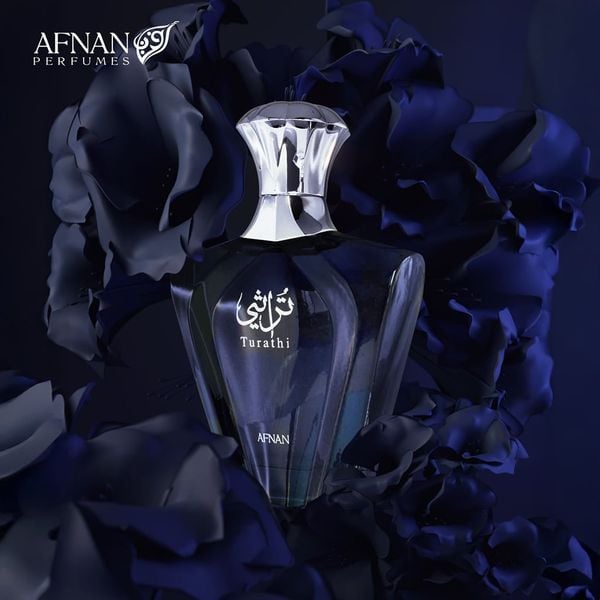 Nước Hoa Nam Afnan Turathi Blue 90ml - Hương Bưởi Tây, Long Diên Hương, Gỗ - Sang Trọng, Quý Phái