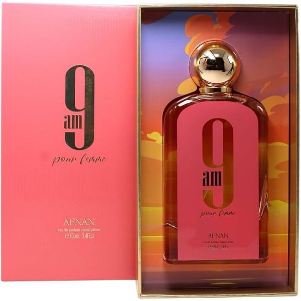 Nước Hoa Afnan 9AM Pour Femme EDP 100ml - Hương Hoa Quả Ngọt Ngào, Thanh Lịch Cho Nữ