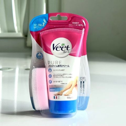 Kem tẩy lông VEET NHẬT BẢN 150g (kèm mút)