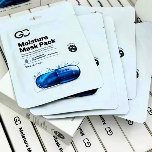 Mặt nạ B5  cấp ẩm GC Nature Moisture Mask Pack  cấp ẩm phục hồi thế hệ mới dành cho da nhạy cảm dung tích 23ml/gói