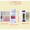 Set 3 - 5 - 10 dao cạo lông mày KAI Nhật Bản