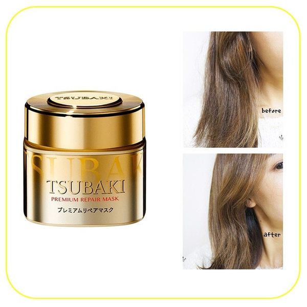 Mặt Nạ Ủ Tóc Tsubaki Cao Cấp Phục Hồi Tóc Hư Tổn, Chẻ Ngọn - Tsubaki Premium Repair Mask 180g