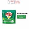 Viên rửa chén FAIRY All In One sạch sáng bóng, đánh bật cặn dầu mỡ, hương chanh, túi 26 viên - Châu Âu