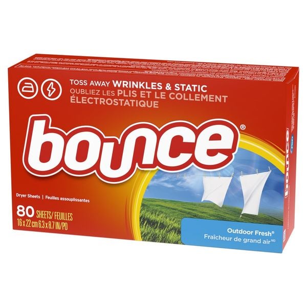 Giấy Thơm Quần Áo Bounce Dùng Cho Máy Sấy Outdoor Fresh 80 Tờ