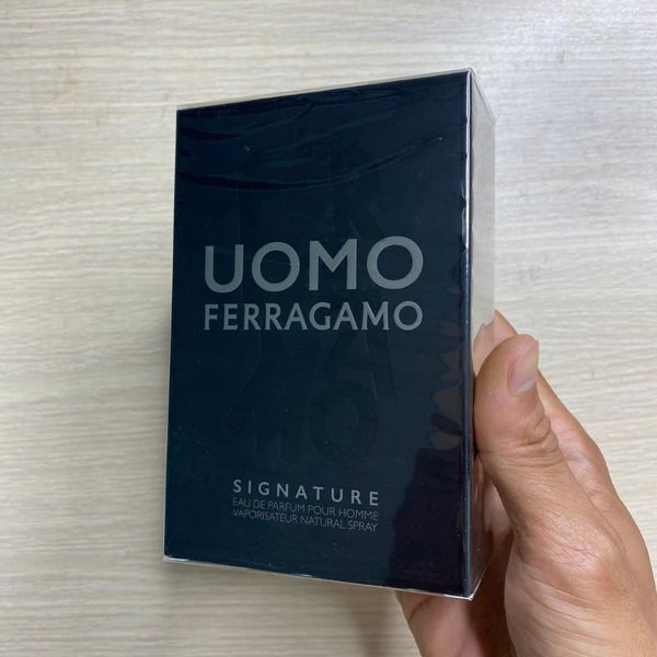 Ferragamo Uomo Signature EDP 100ml Full Seal Nam Cao Cấp Lưu Hương Lâu Tem CTY
