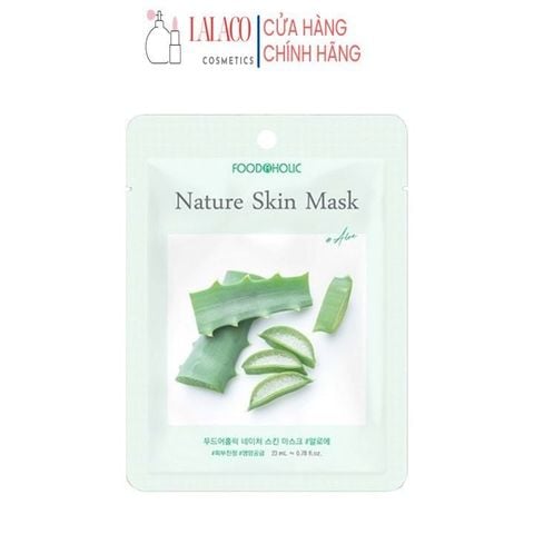 [Lẻ 1 Miếng] Mặt Nạ Giấy FOODAHOLIC Nature Skin Mask 23ml – Cấp Ẩm, Dưỡng Da, Thư Giãn, Giá Hợp Lý