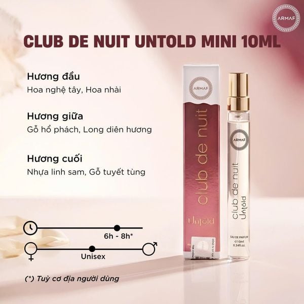 [Fullbox Chính Hãng] BST Nước hoa Armaf Club De Nuit Odyssey Limoni_Mega_Mandarinsky, Dễ Mang Theo 10ml