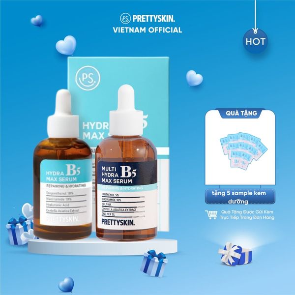 Serum giúp phục hồi dưỡng sáng B5 Prettyskin 50ml