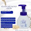Sữa rửa mặt tạo bọt ý dĩ Naturie Hatomugi The Facial Whip 160ml chai có vòi