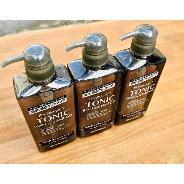 Dầu Gội Xả 2in1 Bạc Hà Mát Lạnh cho Nam PharmaAct Tonic Rinse In Shampoo (550ml)