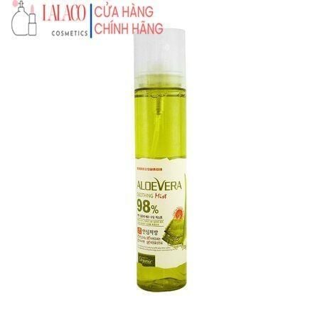 [TEM PHỤ] Xịt Khoáng Lô Hội Aloe Vera Soothing Mist 118ml - Cấp ẩm,dịu da, nuôi dưỡng làn da khô sần