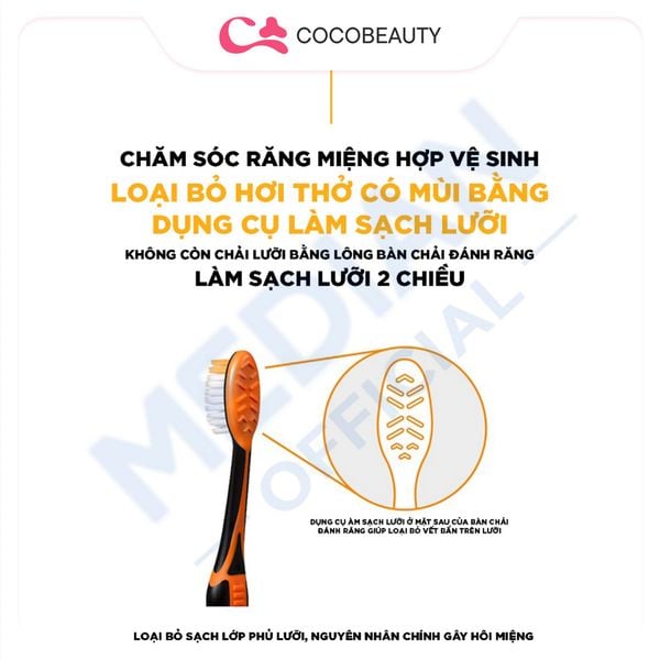 Bàn Chải Đánh Răng Median, Bàn Chải Đánh Răng Lông Tơ Siêu Mịn, Mềm Mại