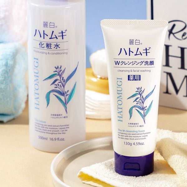 Sữa Rửa Mặt Hatomugi ý dĩ Đủ Loại 130g/ 170g - hàng Nhật chính hãng