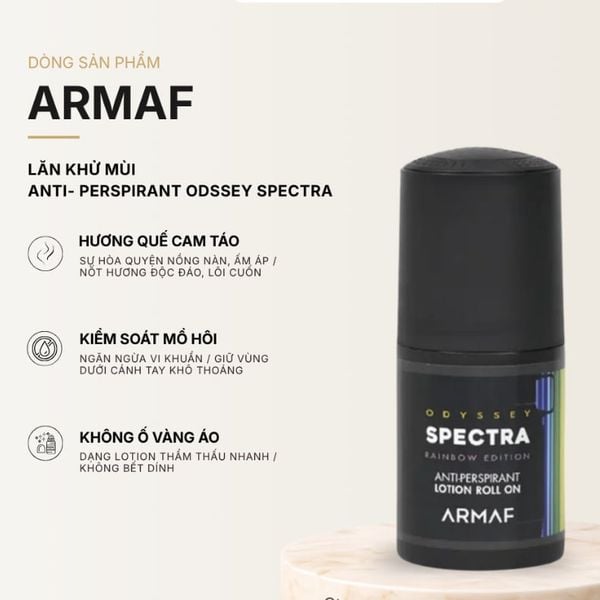 Lăn Khử Mùi Hương Nước Hoa Nam Armaf Odyssey Homme Anti-Perspirant Lotion Roll On 75ml