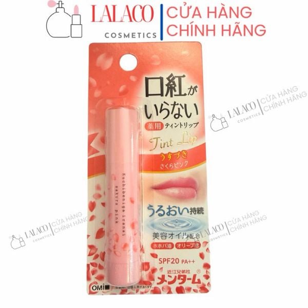 Son Dưỡng Chống Nắng Nhật Bản Dưỡng Ẩm Sâu Cho Môi Nhạy Cảm Khô Nứt Nẻ Omi Menturm Deepner Nhật Bản (2.3g/thỏi)