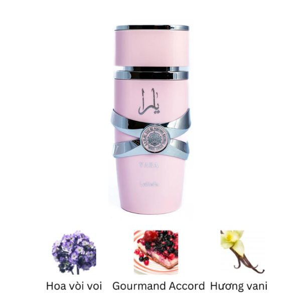 Nước hoa nữ Lattafa Yara EDP - 100ml