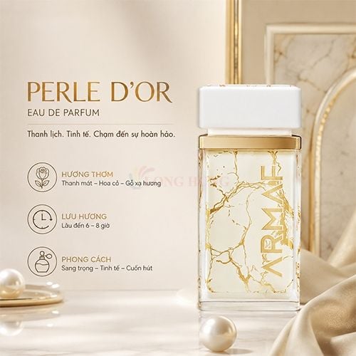 Nước hoa Armaf Perle D'or EDP (75ml) - Hương thơm sang trọng, tinh tế