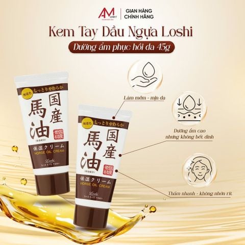 Kem Dưỡng Da Tay Dầu Ngựa Loshi 45g – Dưỡng Ẩm & Phục Hồi Da Khô (Roland)