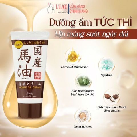 Kem Dưỡng Da Tay Dầu Ngựa Loshi 45g – Dưỡng Ẩm & Phục Hồi Da Khô (Roland)