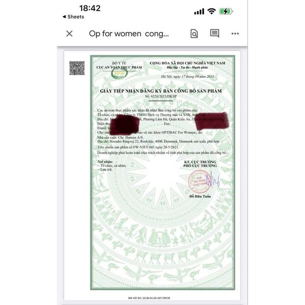 Optibac tím 90 viên chính hãng NHẬP KHẨU (Optibac probiotics for women)