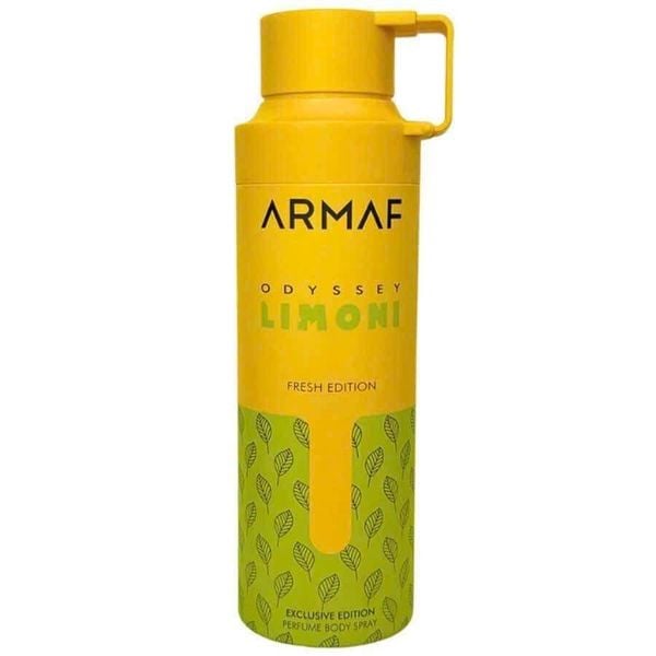 Xịt thơm Body Armaf Odyssey Limoni Perfume Body Spray 200ml
