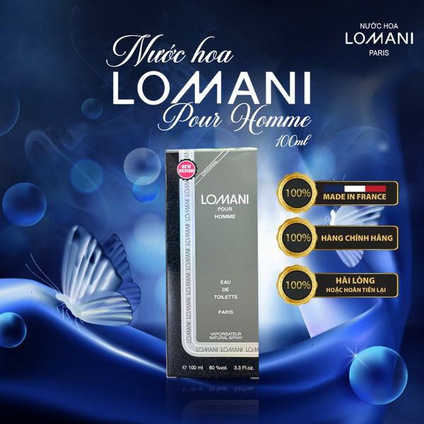 Nước Hoa nam LOMANI Pour Homme - 100ml. Nhập khẩu chính hãng từ Pháp