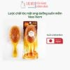 Lược Chải Đầu Mật Ong POLY HAIR BRUSH H-500 - Gỡ Rối, Massage Da Đầu, Giúp Tóc Suôn Mượt & Dưỡng Ẩm (1151)