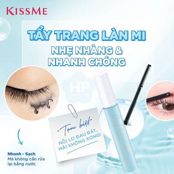 Tẩy Trang Masca Lông Mi Kissme Speedy Mascara Remove 7,3mL