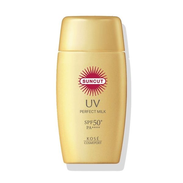 Sữa chống nắng Nhật Bản siêu chống trôi, chống thấm nước Kose Suncut Perfect SPF50+ PA++++ 50ml, Thoáng nhẹ dài lâu