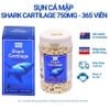 Sụn Cá Mập Costar SHARK CARTILAGE 750MG, Bổ Khớp - Hộp 365 Viên - Nhập Khẩu Chính Hãng Úc