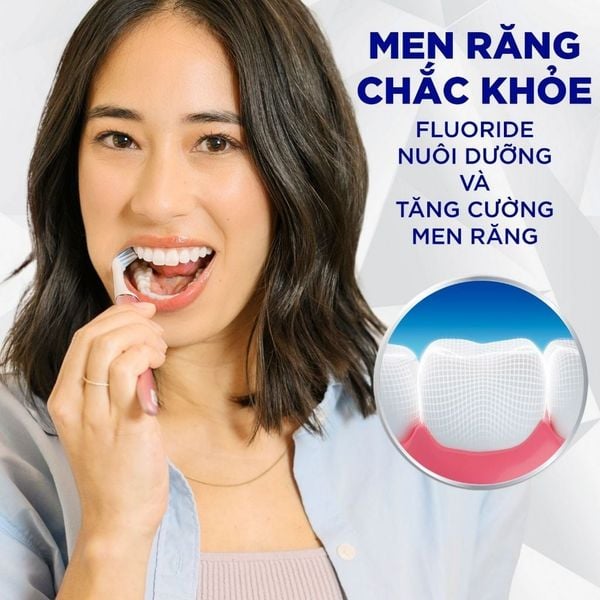 Kem đánh răng Crest 3D White Brilliance Vibrant Peppermint/Blast/Charcoal Trắng Răng Bảo Vệ Men Răng 130g