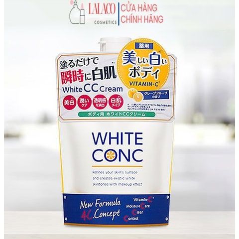Kem dưỡng trắng da ban ngày toàn thân White ConC Cream Body Nhật Bản